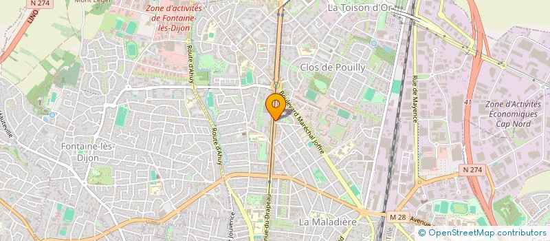 localisation de l'entreprise SAVEURS DE PORTO  DIJON