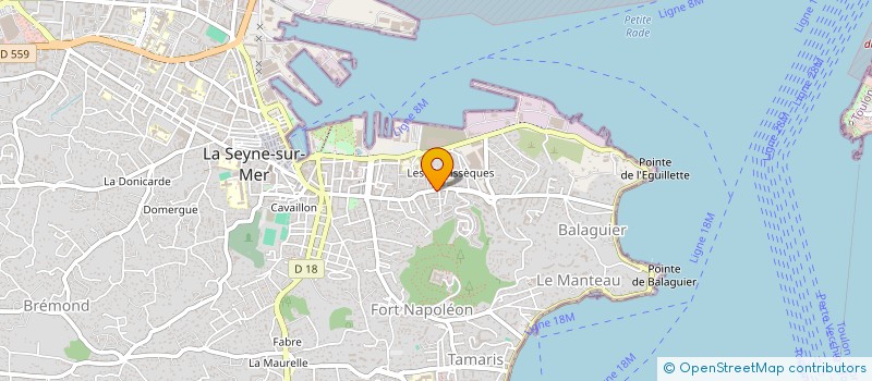 localisation de l'entreprise SAVEURS DE PROVENCE SARL  LA SEYNE-SUR-MER