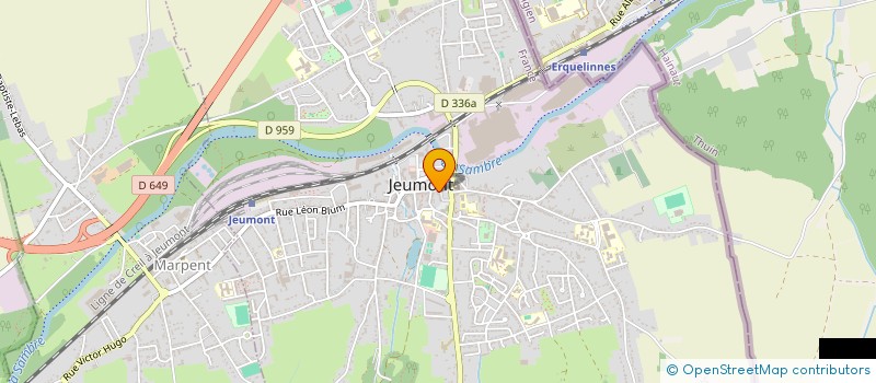 localisation de l'entreprise SAVEURS DE SICILE à JEUMONT