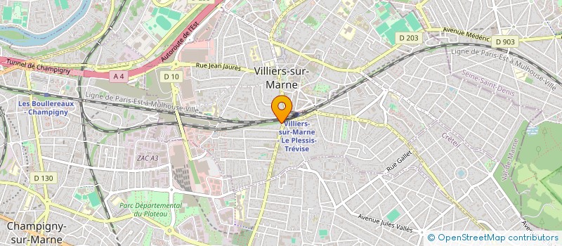 localisation de l'entreprise SAVEURS DE VILLIERS à VILLIERS-SUR-MARNE