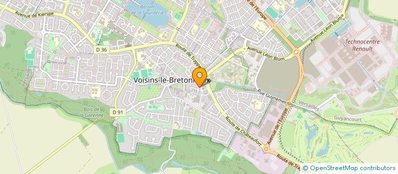 localisation de l'entreprise SAVEURS DES COMPTOIRS à VOISINS-LE-BRETONNEUX
