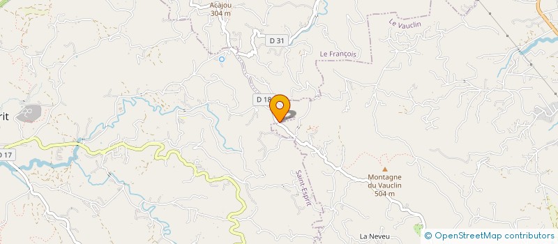 localisation de l'entreprise SAVEURS DES COULISSES  SAINT-ESPRIT