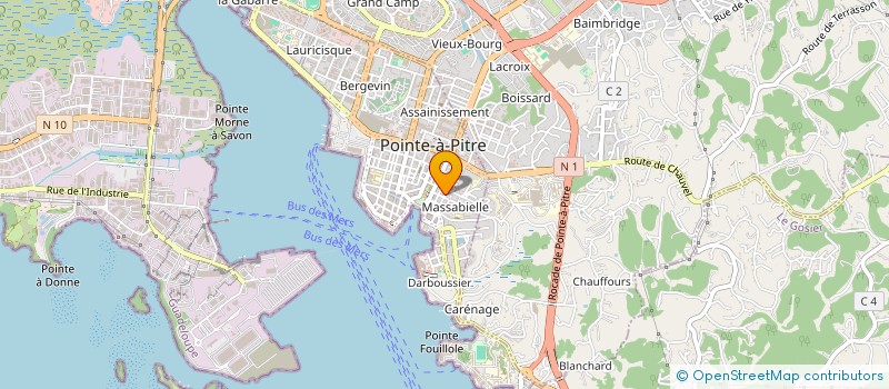 localisation de l'entreprise SAVEURS DES ISLES à POINTE A PITRE
