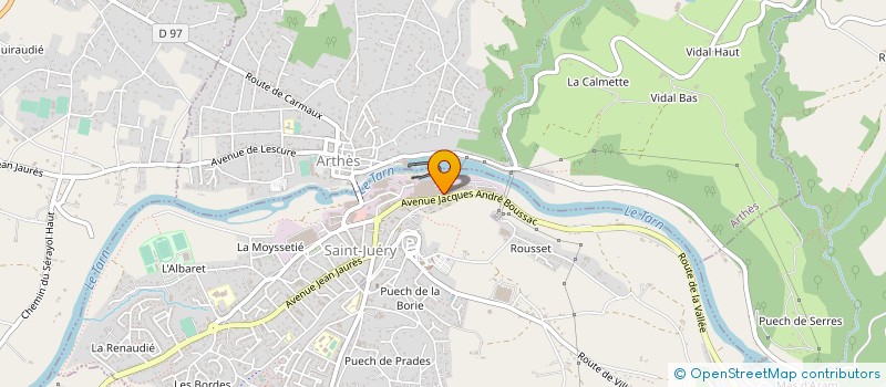 localisation de l'entreprise SAVEURS DES METS à SAINT JUERY