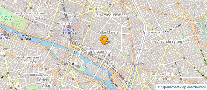 localisation de l'entreprise SAVEURS DES ROSIERS à PARIS