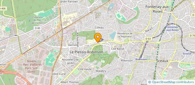 localisation de l'entreprise SAVEURS DIETE  LE PLESSIS-ROBINSON