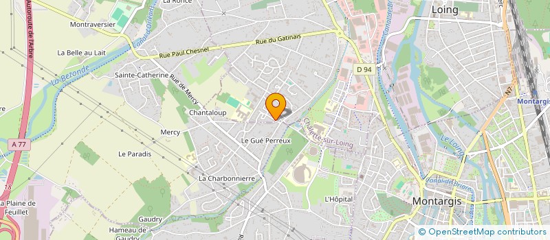 localisation de l'entreprise SAVEURS DU BLE à CHALETTE-SUR-LOING