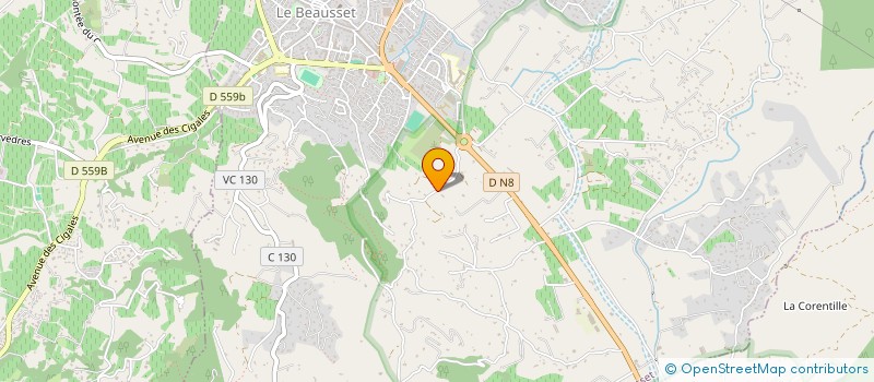 localisation de l'entreprise SAVEURS DU BRASIL  LE BEAUSSET