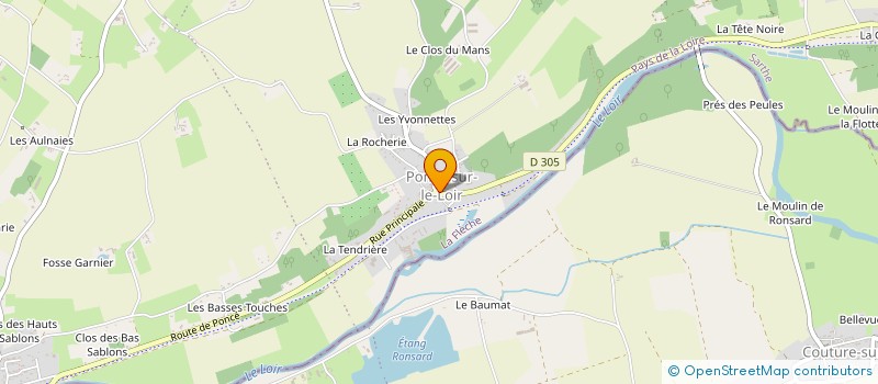 localisation de l'entreprise SAVEURS DU CAUCASE  LOIR EN VALLEE