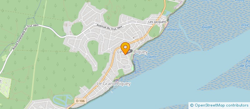 localisation de l'entreprise SAVEURS DU FERRET  LEGE-CAP-FERRET