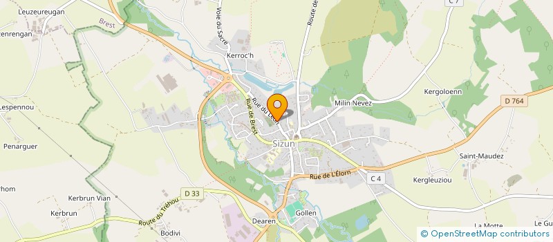 localisation de l'entreprise SAVEURS DU FINISTEAK à SIZUN