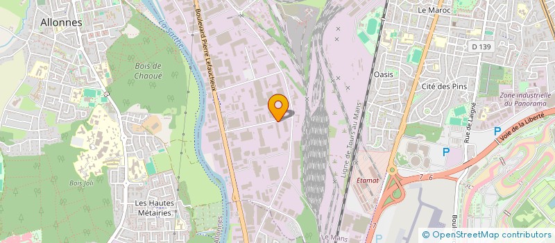 localisation de l'entreprise SAVEURS DU JARDIN  LE MANS