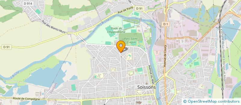 localisation de l'entreprise SAVEURS DU MONDE à SOISSONS