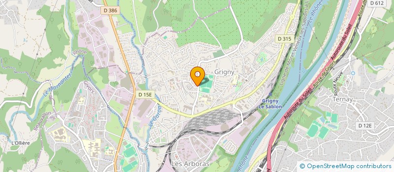 localisation de l'entreprise SAVEURS DU MONDE  GRIGNY