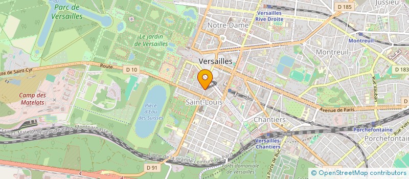 localisation de l'entreprise SAVEURS DU PORTUGAL à VERSAILLES