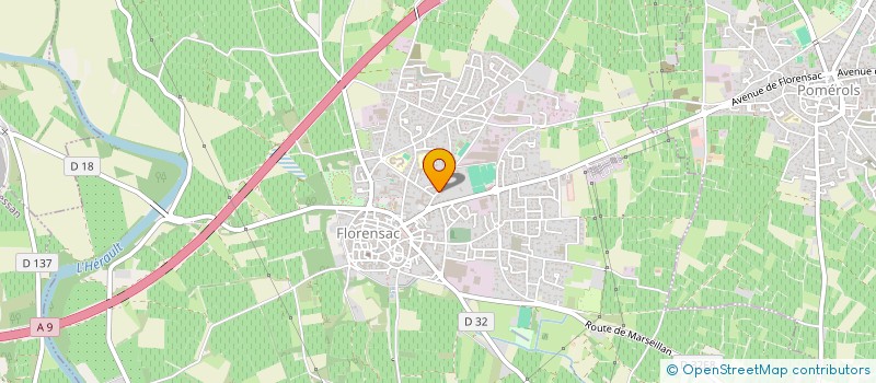 localisation de l'entreprise SAVEURS DU SOLEIL  FLORENSAC