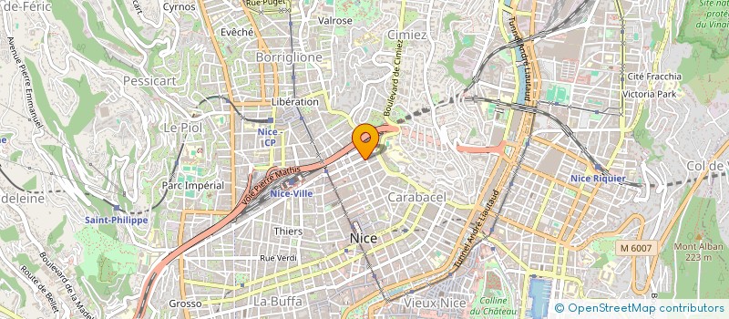 localisation de l'entreprise SAVEURS DU SOLEIL à NICE