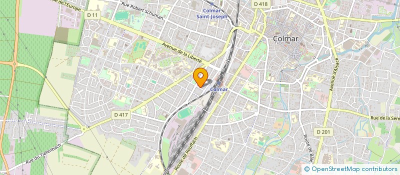 localisation de l'entreprise SAVEURS DU SUD  COLMAR
