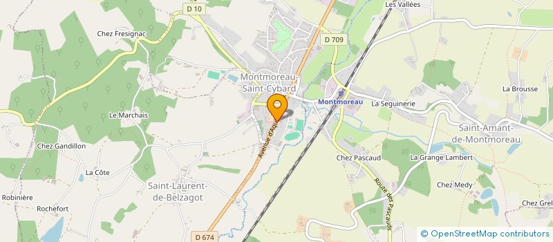 localisation de l'entreprise SAVEURS DU SUD CHARENTE à MONTMOREAU