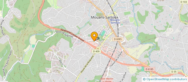 localisation de l'entreprise SAVEURS DU SUD DISTRIBUTION à MOUANS-SARTOUX