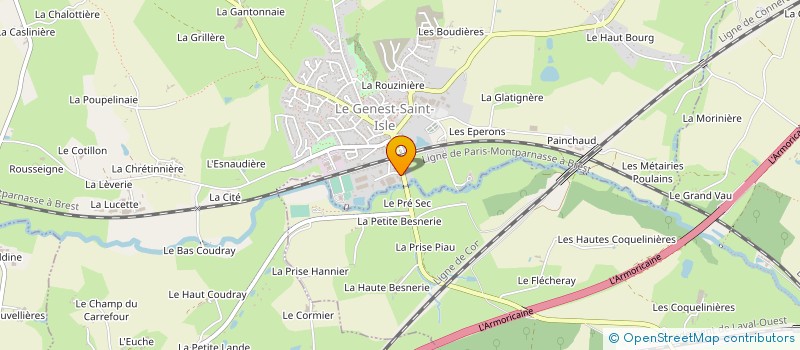 localisation de l'entreprise SAVEURS DU TERROIR MAYENNAIS à AHUILLE
