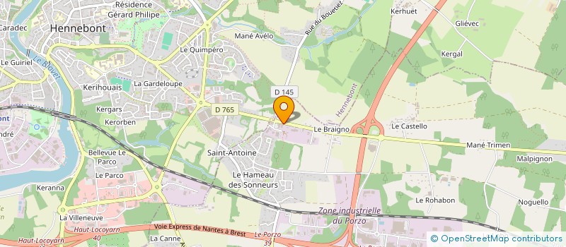 localisation de l'entreprise SAVEURS DU VILLAGE à KERVIGNAC