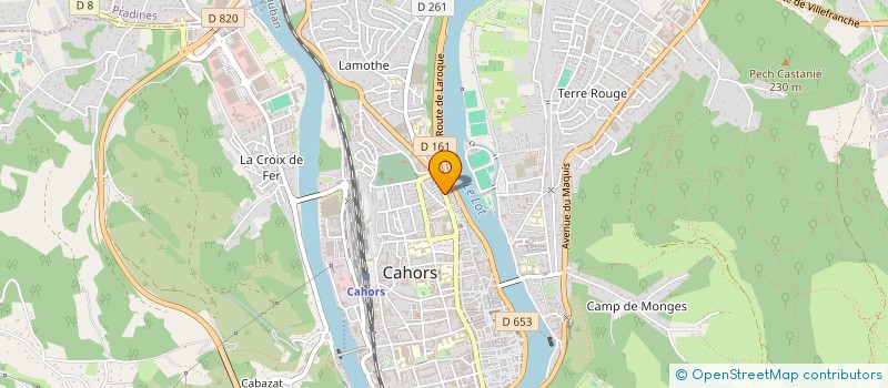 localisation de l'entreprise SAVEURS EN FRANCE  CAHORS