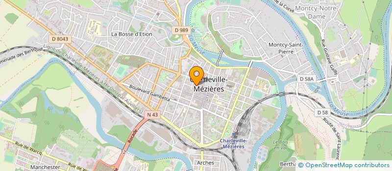 localisation de l'entreprise SAVEURS ET BIO à CHARLEVILLE-MEZIERES