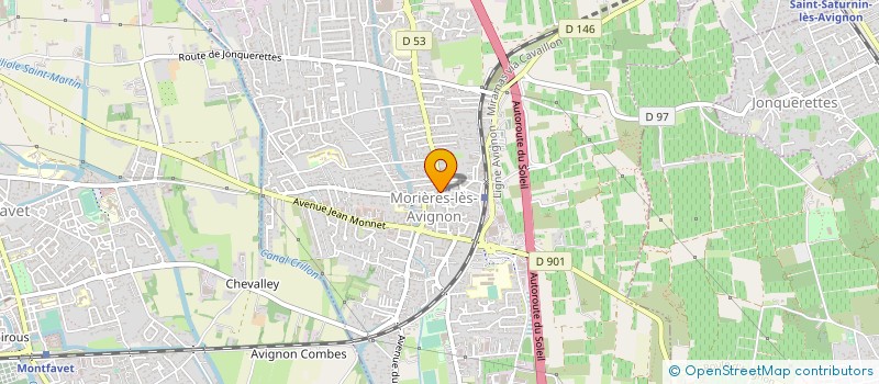 localisation de l'entreprise SAVEURS ET CREATIONS  MORIERES-LES-AVIGNON