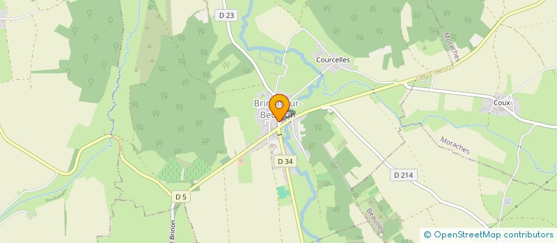 localisation de l'entreprise SAVEURS ET DES LYS  BRINON-SUR-BEUVRON