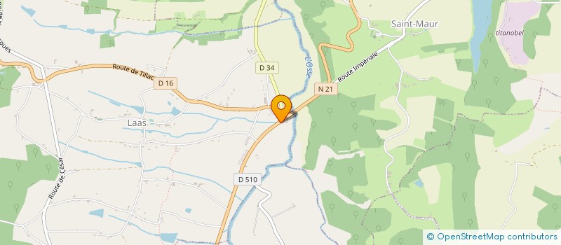 localisation de l'entreprise SAVEURS ET NATURE  MIELAN