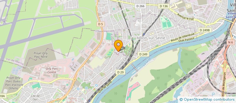 localisation de l'entreprise SAVEURS ET PASSION à ABLON-SUR-SEINE