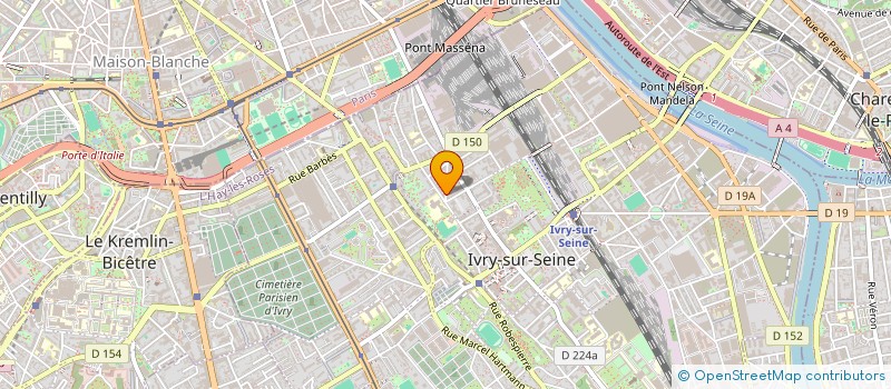localisation de l'entreprise SAVEURS ET SENS à IVRY-SUR-SEINE