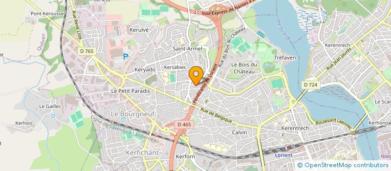 localisation de l'entreprise SAVEURS ET TRADITIONS à LORIENT