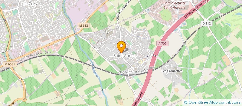 localisation de l'entreprise SAVEURS ET TRADITIONS  SAINT-AUNES