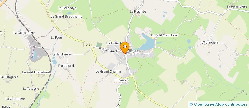 localisation de l'entreprise SAVEURS GATINAISES à VERRUYES