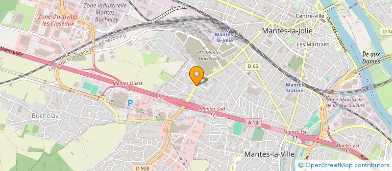 localisation de l'entreprise SAVEURS GOURMANDES  MANTES-LA-VILLE