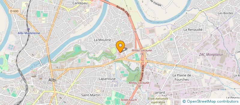 localisation de l'entreprise SAVEURS GOURMANDES à ALBI