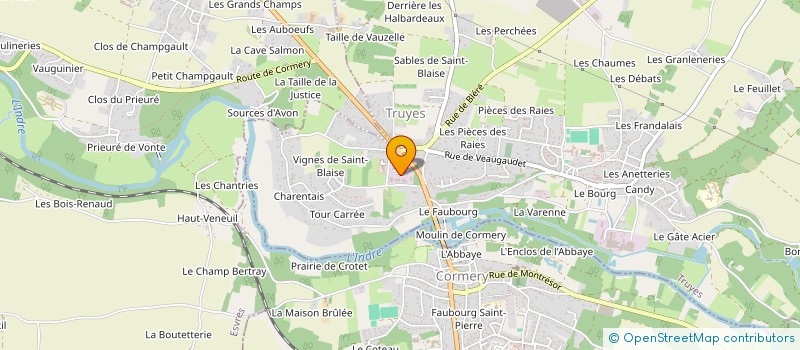 localisation de l'entreprise SAVEURS GOURMANDES DU VAL DE LOIRE à TRUYES