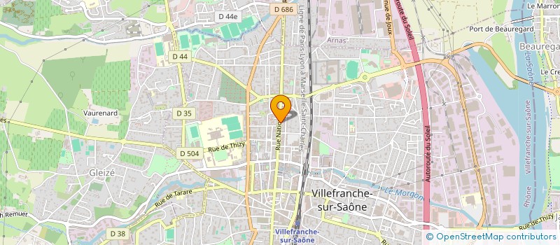 localisation de l'entreprise SAVEURS IBERIQUES à VILLEFRANCHE-SUR-SAONE