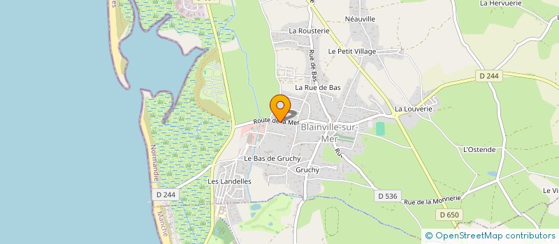 localisation de l'entreprise SAVEURS IODEES à BLAINVILLE-SUR-MER