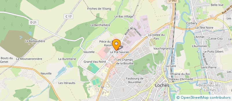 localisation de l'entreprise SAVEURS LOCHOISES à LOCHES