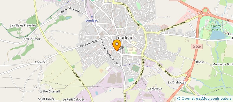 localisation de l'entreprise SAVEURS LOUDEAC à LOUDEAC