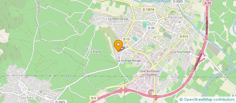 localisation de l'entreprise SAVEURS MARINES  PEZENAS