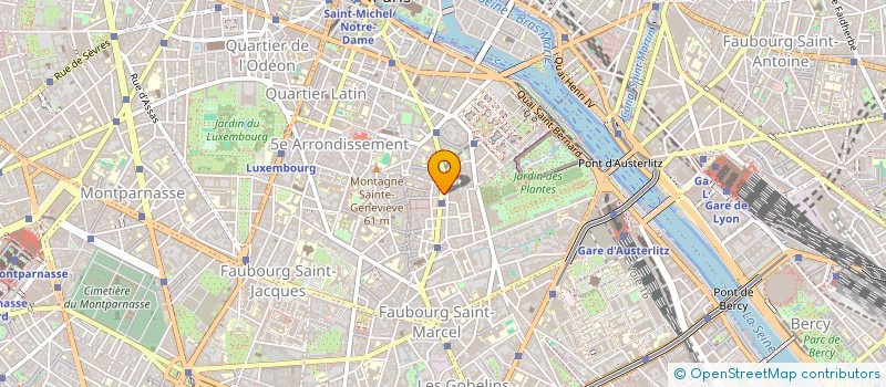 localisation de l'entreprise SAVEURS MONGE  PARIS