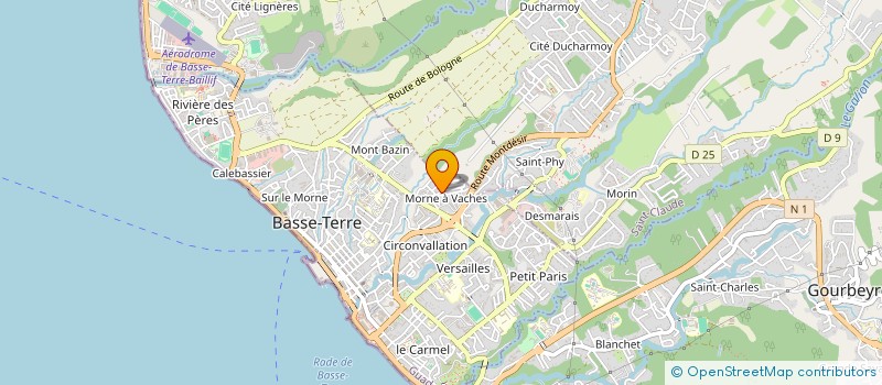 localisation de l'entreprise SAVEURS MOSAIQUE à BASSE-TERRE