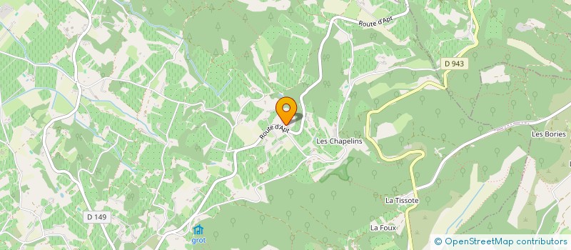 localisation de l'entreprise SAVEURS & PAPILLES  BONNIEUX