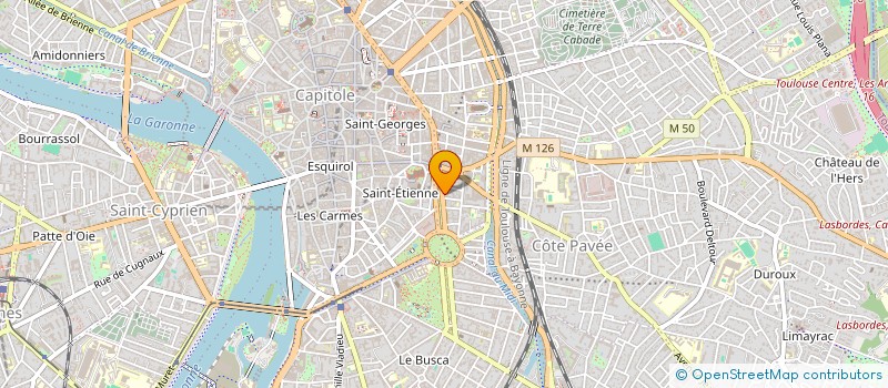 localisation de l'entreprise SAVEURS PARTAGEES à TOULOUSE