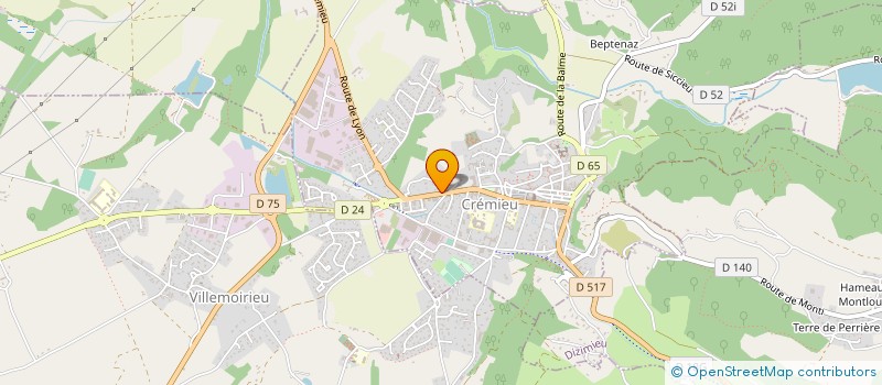 localisation de l'entreprise SAVEURS PAYSANNES à CREMIEU