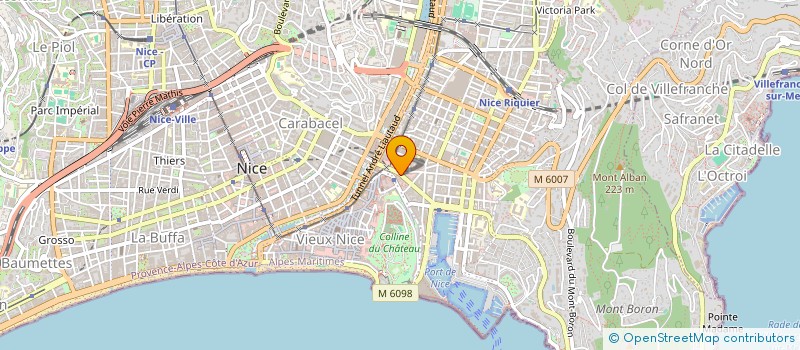 localisation de l'entreprise SAVEURS PROM à NICE